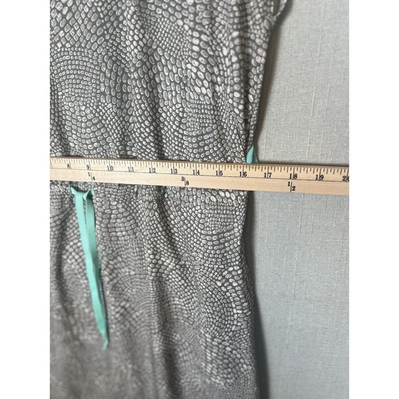 Title Nine Womens Nimblene Dress Size Medium Pebble Gray Blue Adjustable Waist - Picture 10 of 14